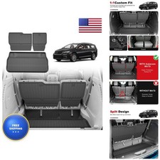 Cargo Mat 2017-2026 Chrysler Pacifica Fuel & Hybrid All Weather TPE Custom Fit picture