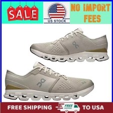 On Men's Cloud X 4 Training Shoes Pelican Ice Regular Width picture