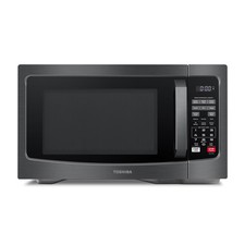 TOSHIBA Countertop Microwave Oven, 1.2 Cu.Ft.-Black, Black Stainless Steel picture