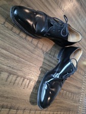 Church's Oslo Men's Black Leather Derby Shoes UK 10 US 11 EU 44 Made in England picture