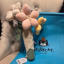 Jellycat Amuseables Bouquet of Flowers 12 Inch Plush Stuffed Animal Toy picture