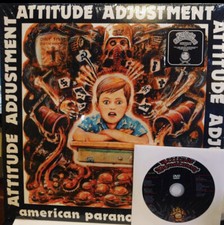 ATTITUDE ADJUSTMENT - American Paranoia LP w/DVD  METALLICA DR. KNOW DRI NEW LP picture