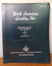 1963 Manual X-15 Pressure Feedback -Stability North American Aviation JRR54 picture