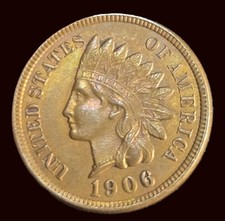 1906 Indian Head Cent - Uncirculated Near Gem -  picture