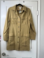 H&M NWT Mustard Yellow Dress, Long Sleeve SZ Small picture