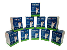 Easy Touch Glucose Test Strips 500 CT. EXP 12/2026. FAST  picture