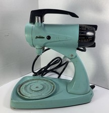 VTG 50s SUNBEAM Mixmaster Model 12 Turquoise Teal Blue Green Working picture