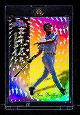 Ken Griffey Jr. RARE CERTIFIED STARS REFRACTOR CARD SEATTLE MARINERS HOF picture