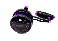 Original Maxel Rage 90NL LH Lever Drag Reel BLACK/Purple  picture