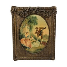 1930s Victorian Ornate Photo Frame Cameo E.J.S. MFG CO Music Hour 6x4  picture
