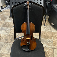 Vintage 1920s beautiful lions head 4/4 Violin Varnish Maple w/ Bow and Hard Case picture