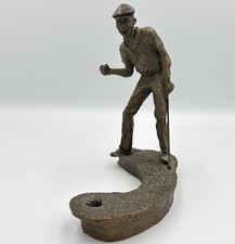 Mark Hopkins Bronze Golfer Birdie 263/2500 Patina Golf Dad Gift Old Money Office picture