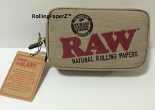 MEDIUM RAW Rolling Papers Zipper Smokers Pouch picture