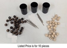 Score Four 1975 3D Tic Tac Toe Game Replacement Parts ~ LIST PRICE FOR 10 PIECES picture