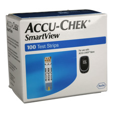 100 ACCU-CHEK SMARTVIEW TEST STRIPS - *FREE SHIPPING* 4+ MONTH EXP picture