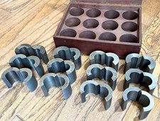 VTG Machinist Split Collar Collet Bushing Spacer Block Round Tool Set Lot Box 2