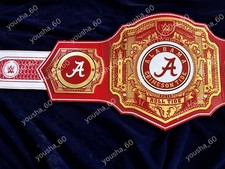 Custom Alabama Crimeson Tide-Style Championship Belt 2mm Brass picture