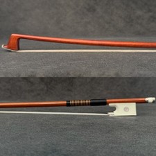 E.Sartory Copy Master Pernambuco Violin Bow 4/4 White Frog Nickel Parts Stiff picture