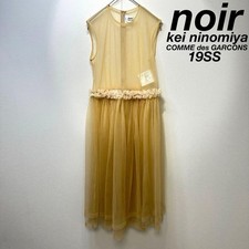 19SS Noir Kei Ninomiya Comme des Garcons Sheer Sleeveless Dress Size S picture