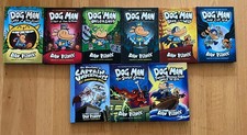 Dog Man Books Lot of 9 Hardcover Set by Dav Pilkey Graphic Novel Dogman Series picture