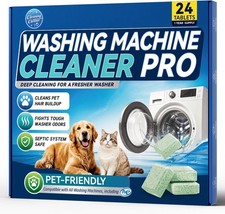 Uproot Clean Washing Machine Cleaner Tablets - 24 Pack for a 12 Month Supply. Fo picture