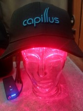 Capillus Plus Laser Hair Growth Cap /Charged BATTERY /CHARGE CORD / CASE/Manual picture