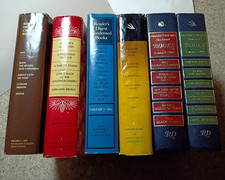 Reader's Digest Condensed Books Lot Of 6 Hardcover w/ Dust Jackets 1964-1970 picture