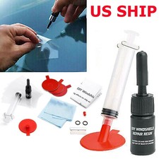 US Glass Windshield Repair Tool Kit Fix Car Wind Glass Windscreen Chip Crack picture