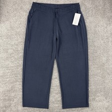 Athleta Seasoft Straight Pants Women’s 1X NWT Blue Stretch Wide Leg MSRP: $99 picture