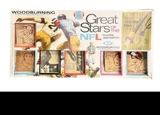 Terry Bradshaw -1971 Great Stars of the NFL ATF Woodburning Set in Original Box  picture