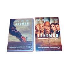 Landman TV Series Seasons 1-2 DVD Set Tall/DVD Case Billy Bob Thornton picture