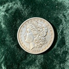 90% Silver 1884-S Morgan Dollar Premium Collectible BU picture