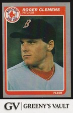 1985 Fleer #155 Roger Clemens Red Sox RC Rookie picture