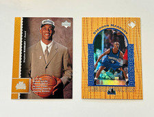 Stephon Marbury 2 Card RC Lot 1996-97 UD Hardwood Prospects #2, 1996-97 UD #74 picture