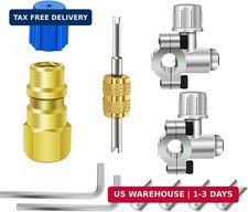A/C Retrofit Valve Kit, 2Pcs BPV31 Bullet Piercing Tap Valve Line Tap Valve Kit, picture