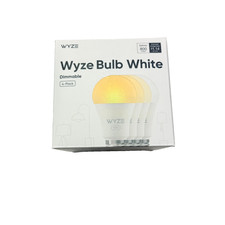 Wyze Bulb WLPA19-4 120V 9.5W 60Hz 800 Lumens 2700k-6500k, 4 Pack picture