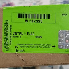 Whirlpool Factory Certified Washer Control Board W11672225 Green Electrical picture