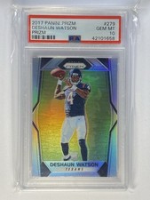 2017 Panini Prizm Deshaun Watson SILVER ROOKIE RC #279 PSA 10 GEM MINT Rookie picture