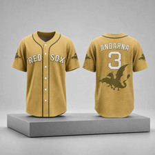 2026 Red Sox Fourth Wing Iron Flame Jersey Giveaway All Size picture