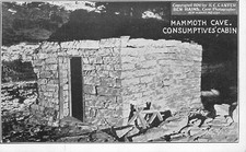 Postcard RPPC Indiana Albany C-1910 Mammoth Cave Consumptives Cabin 23-2576 picture