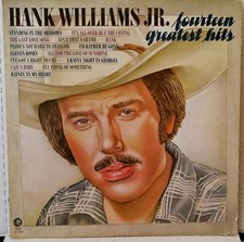 Hank Williams Jr. – Fourteen Greatest Hits EX Vinyl 1976 Compilation picture