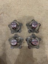 American Racing Torque Thrust Wheel Center Caps. New W/ Hardware. picture