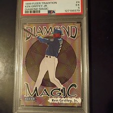 PSA 5-1999 Fleer Tradition - Diamond Magic Ken Griffey Jr #4DM POPULATION 7 picture