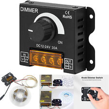 12V 24V 30A LED Dimmer PWM Dimming Controller For LED Lights or LED Strip Lights picture