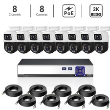 KERUI 8CH NVR 6MP POE Security Camera System CCTV IR Night Vision Two Way Audio picture