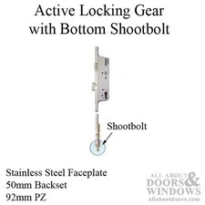 G-U Cremona 50/92 Active Shootbolt 3-Point Lock SS Bottom Only picture