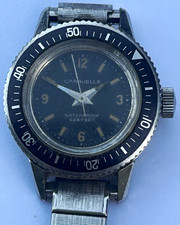 Vintage 1967 Caravelle Sea Hunter Devil Diver 666 Ft Explorer Dial Watch M7 RUNS picture