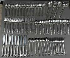Lot of 62 Oneida Distinction Deluxe Raphael Stainless HH Flatware picture