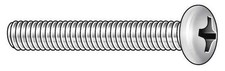 #5-40 x 3/8 in Phillips Round Machine Screw, Zinc Plated Steel, 100 PK picture