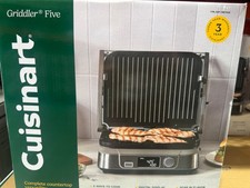 NEW Cuisinart Griddler Five 5 in 1 Digital Grill Griddle Panini Press Stainless picture